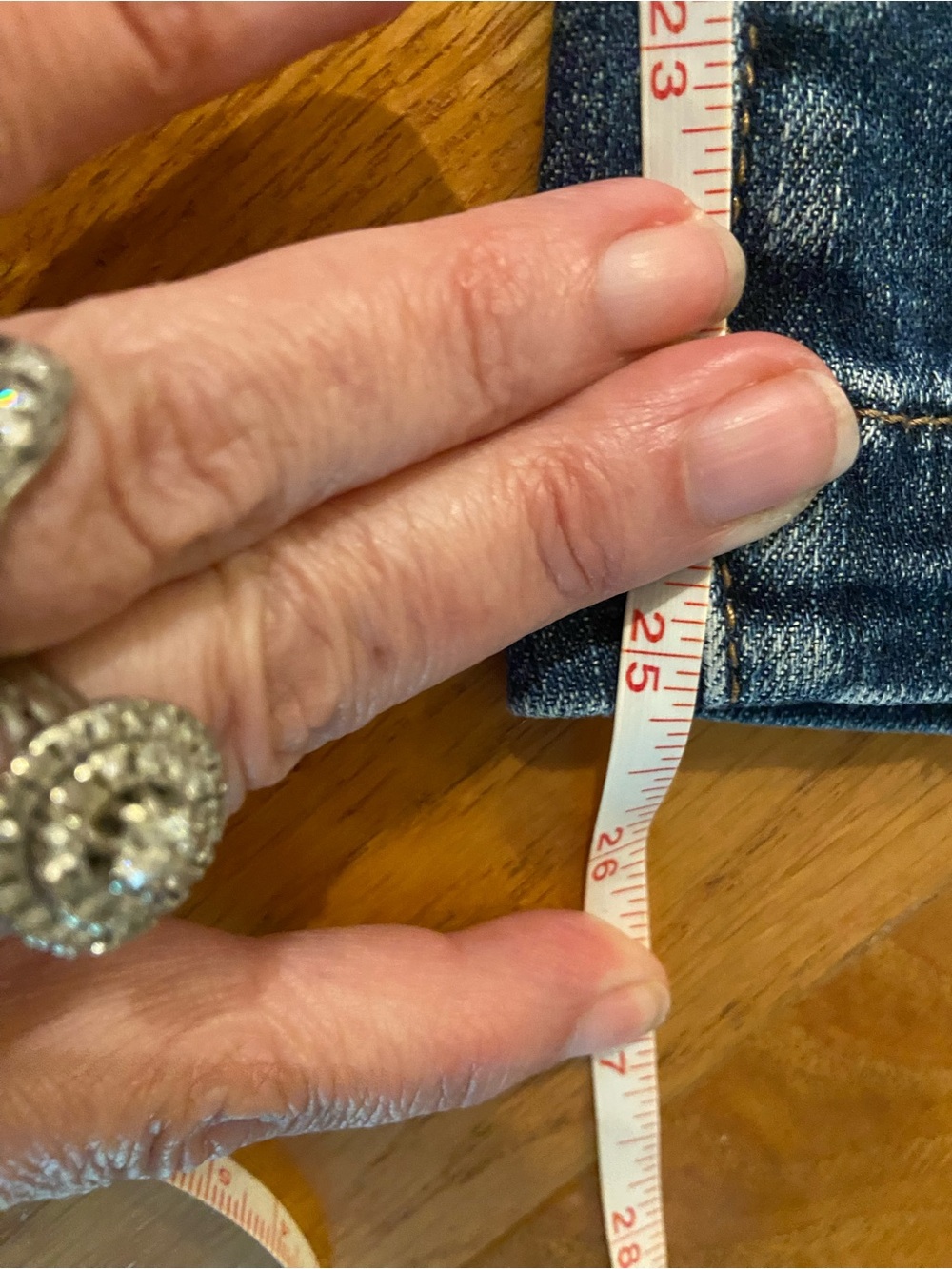 Judy Blue Wide Leg Cropped Dark Indigo High-Rise Jeans 24 - Picture 8 of 8